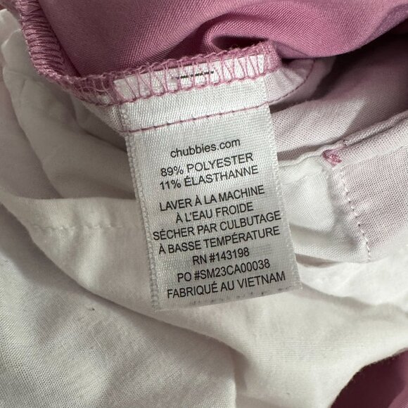 Chubbies Everywear Shorts Mens 2XL Cherry‎ Blossoms 6" Pink Stretch SS-1960 - Picture 11 of 12